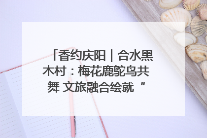 香约庆阳｜合水黑木村：梅花鹿鸵鸟共舞 文旅融合绘就“诗与远方”