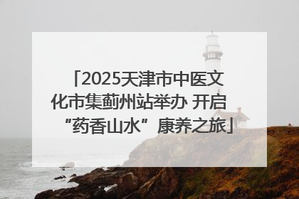 2025天津市中医文化市集蓟州站举办 开启“药香山水”康养之旅