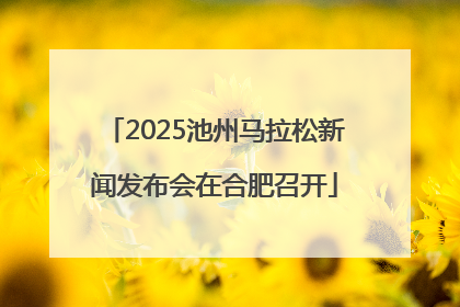 2025池州马拉松新闻发布会在合肥召开