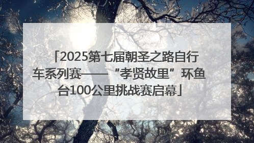 2025第七届朝圣之路自行车系列赛——“孝贤故里”环鱼台100公里挑战赛启幕