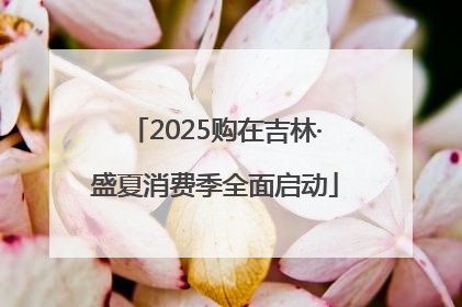 2025购在吉林·盛夏消费季全面启动