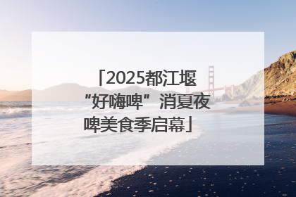2025都江堰“好嗨啤”消夏夜啤美食季启幕