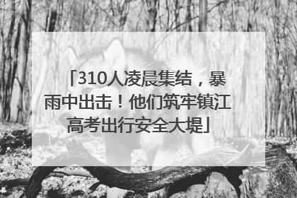 310人凌晨集结，暴雨中出击！他们筑牢镇江高考出行安全大堤